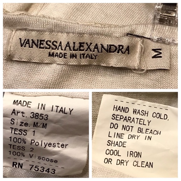 Vanessa Alexandra Romantic Sheer Lace Maxi Dress Flutter Embroidered Tassels Med - Picture 15 of 16